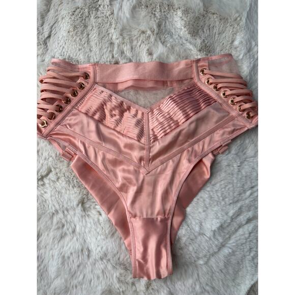 Honey Birdette JERRY🩷 Pink 2 Piece Set 32B Bra & Medium Brief - Picture 6 of 8